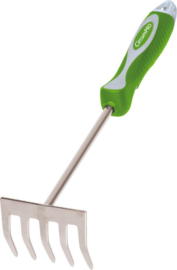 Produktbild CircumPro Kleinrechen Edelstahl Ergo-Griff