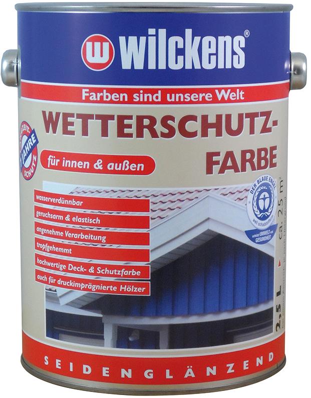 Produktbild Wilckens Wetterschutzfarbe 2,5 l, weiß