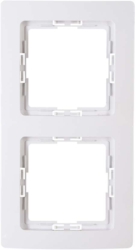 Produktbild Kopp Abdeckrahmen PARIS 2-fach, arkt., f. senkr./waag. Installation