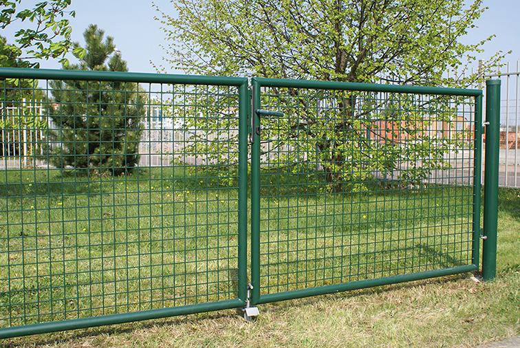 Produktbild Gartentor grün-besch. 2-flügelig 3000x2000