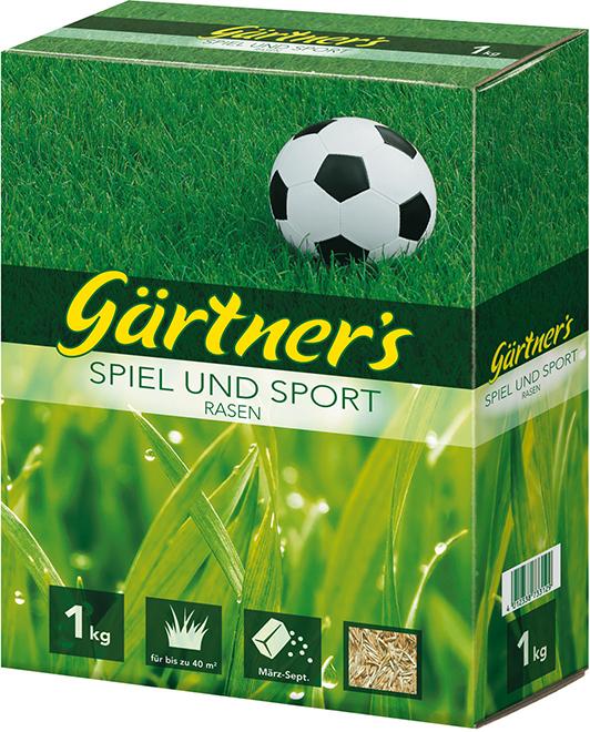 Produktbild Gärtner`s Spiel- u. Sportrasensamen1 kg, FS Gärtners
