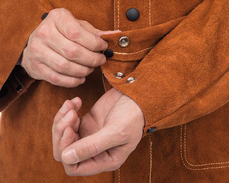 Produktbild Weldas Schweißerjacke Leder- Proban Gr. XXL bild 3