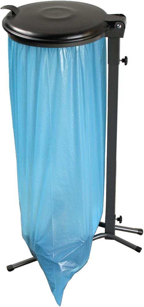 Produktbild Müllsackständer 70-120 L grün m. K-deckel grau