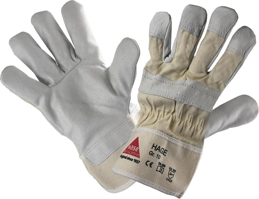 Produktbild Hase Safety Gloves Handschuh Hage Rindvollleder Gr. 10