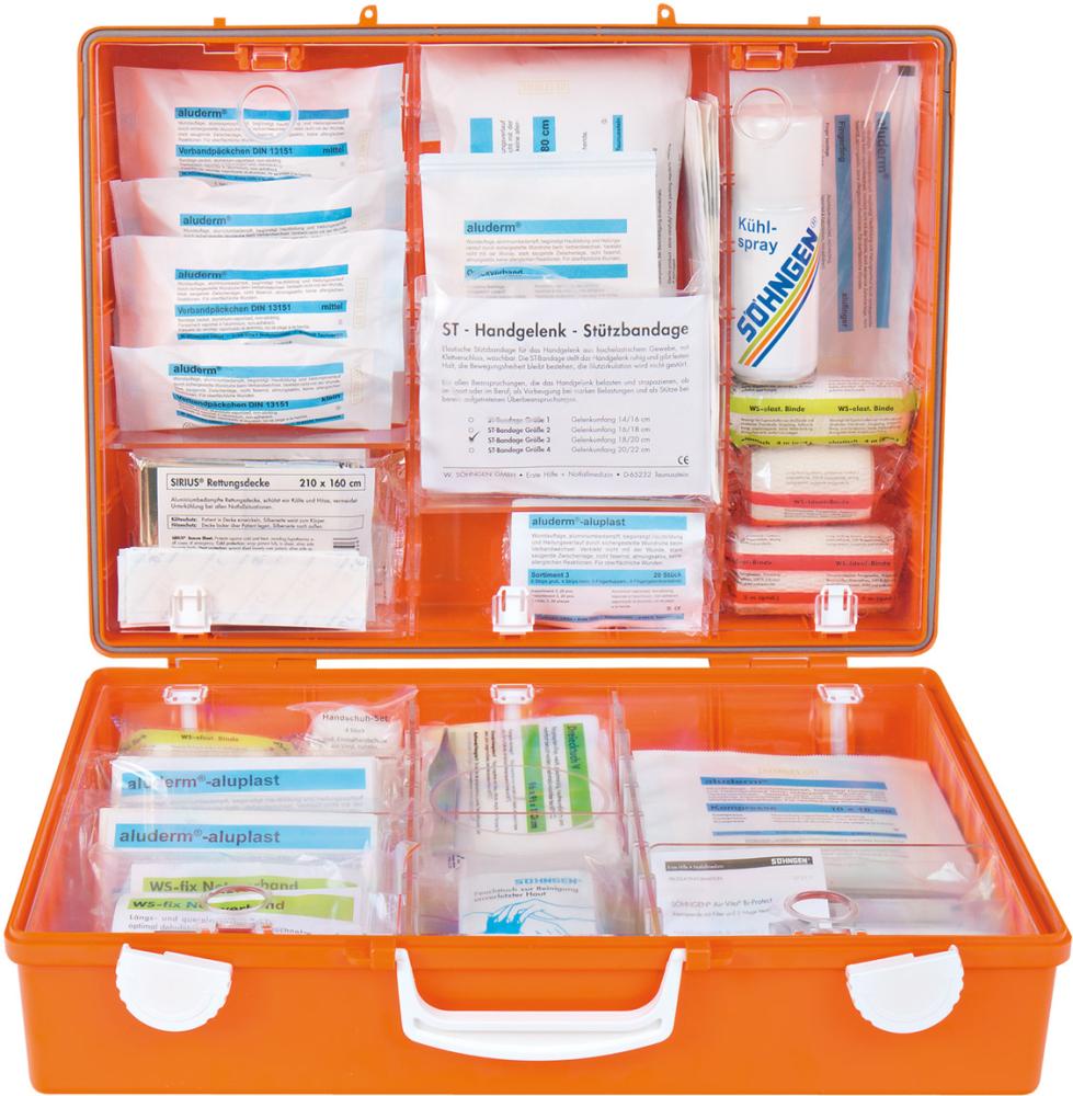 Produktbild Söhngen Erste Hilfe Koffer Spezial MT-CD Verwaltung orange - Offen bild 2