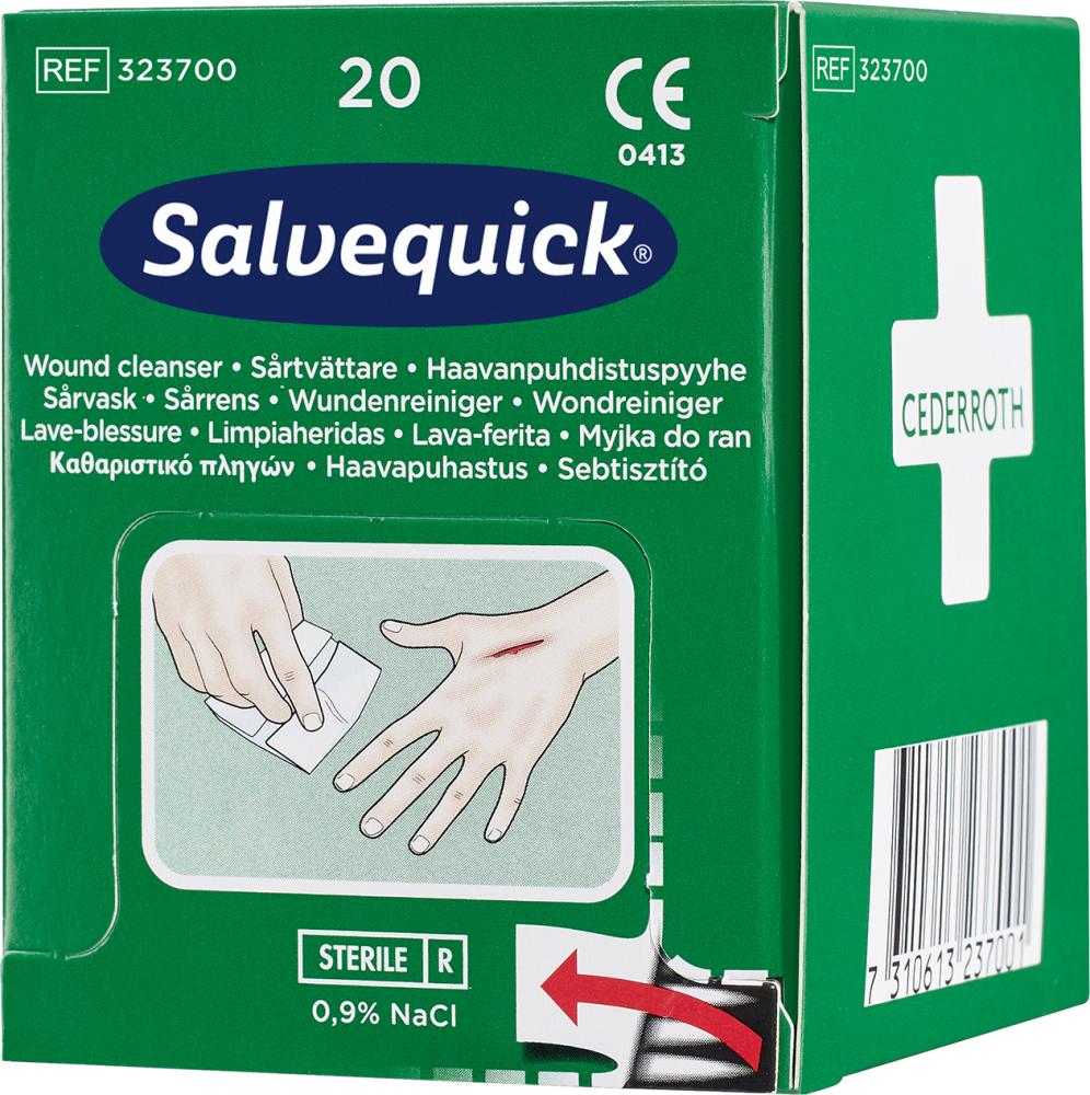 Produktbild Cederroth  Salvequick Wundreiniger Box mit 20 Stück