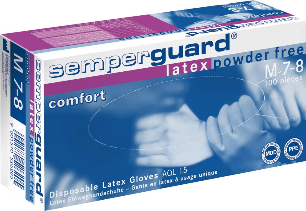 Produktbild Semperit Handschuh Semperguard 443 Latex Gr. L Box a 100 Stück bild 7