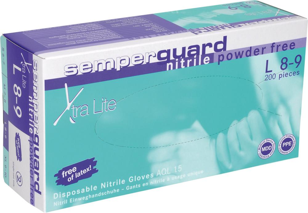 Produktbild Semperit Handschuh Semperguard 446 Latex Gr. M Box a 100 Stück bild 7