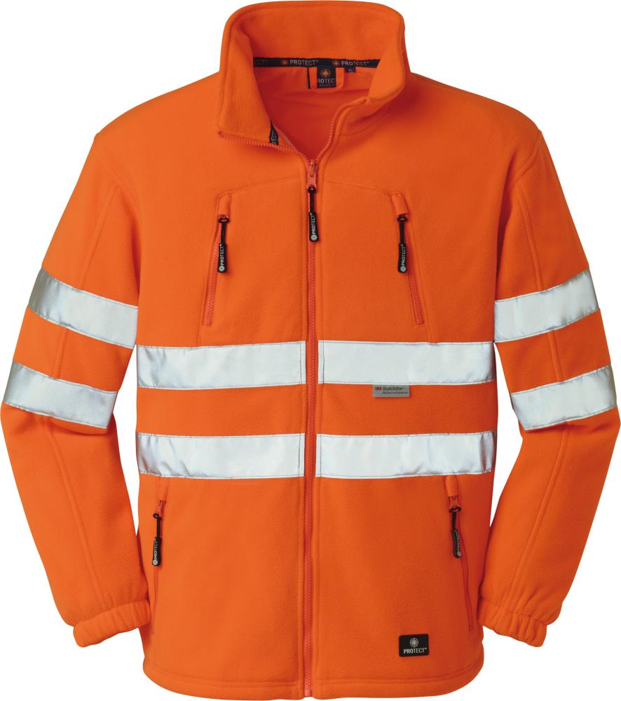 Produktbild 4 Protect Workwear Warnfleecejacke Seattle leuchtorange Gr.2XL
