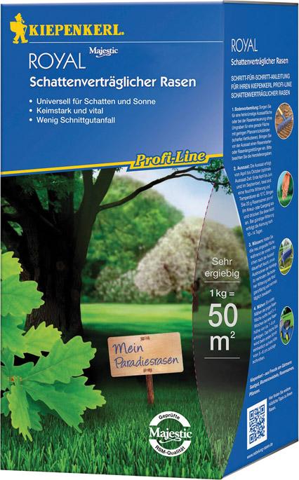 Produktbild Kiepenkerl Schattenverträgl. Rasen Profi-Line Royal 1kg