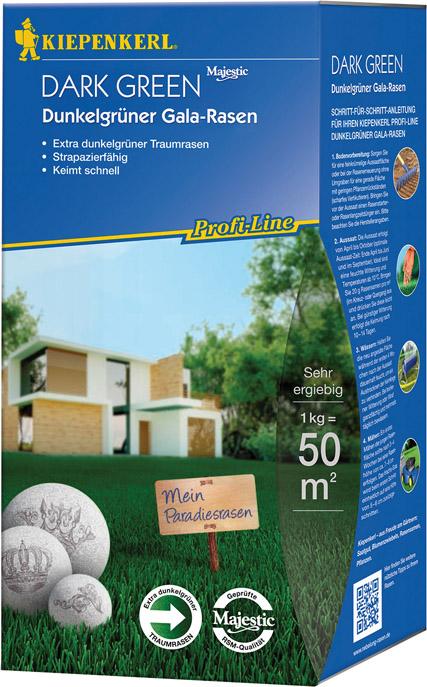 Produktbild Kiepenkerl Grüner Gala Rasen 1 kg Profi-Line Dark Green