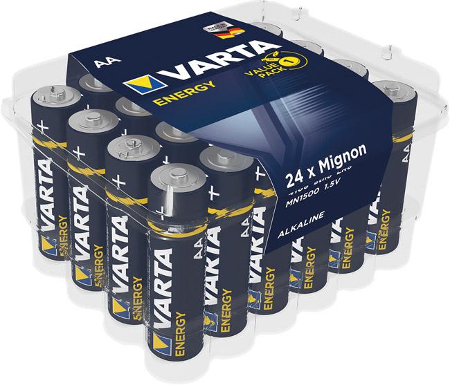 Produktbild VARTA Batterie Energy AA 24er Box