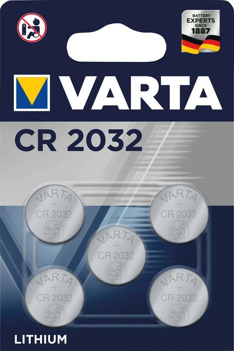 Produktbild VARTA Batterie ELECTRO CR2032 5er Blister