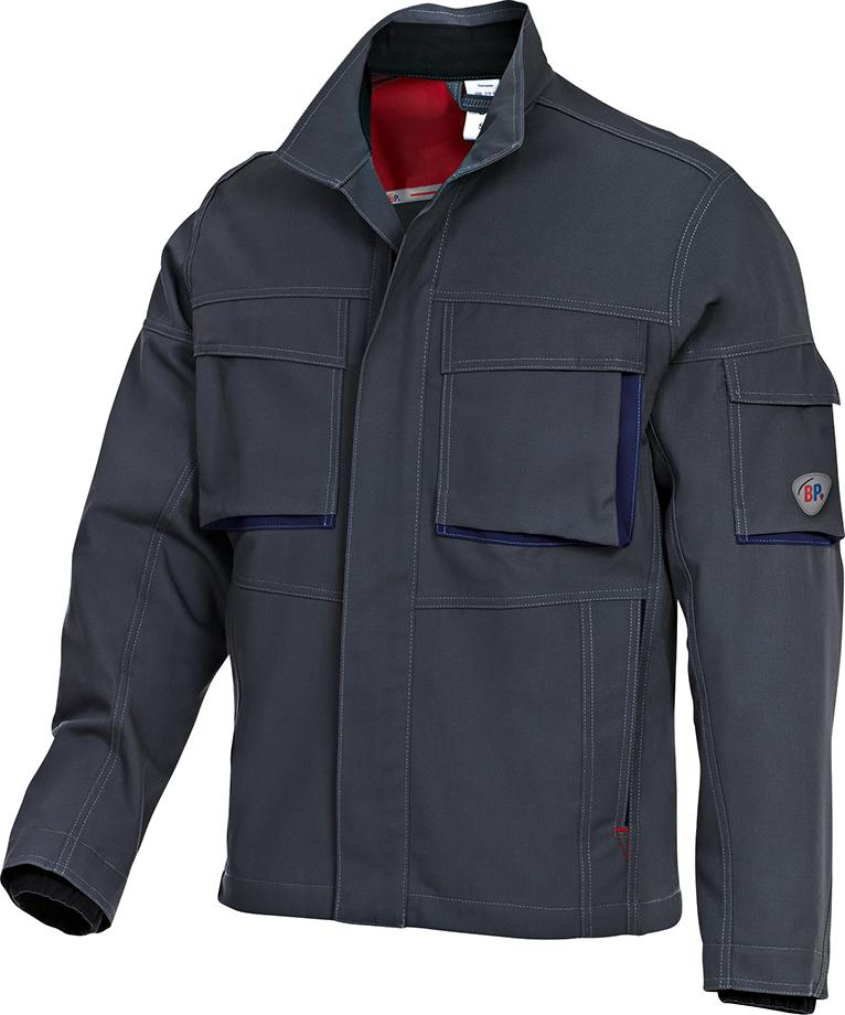 Produktbild Bierbaum Proenen Arbeitsjacke 1795 grau schwarz Gr.52/54