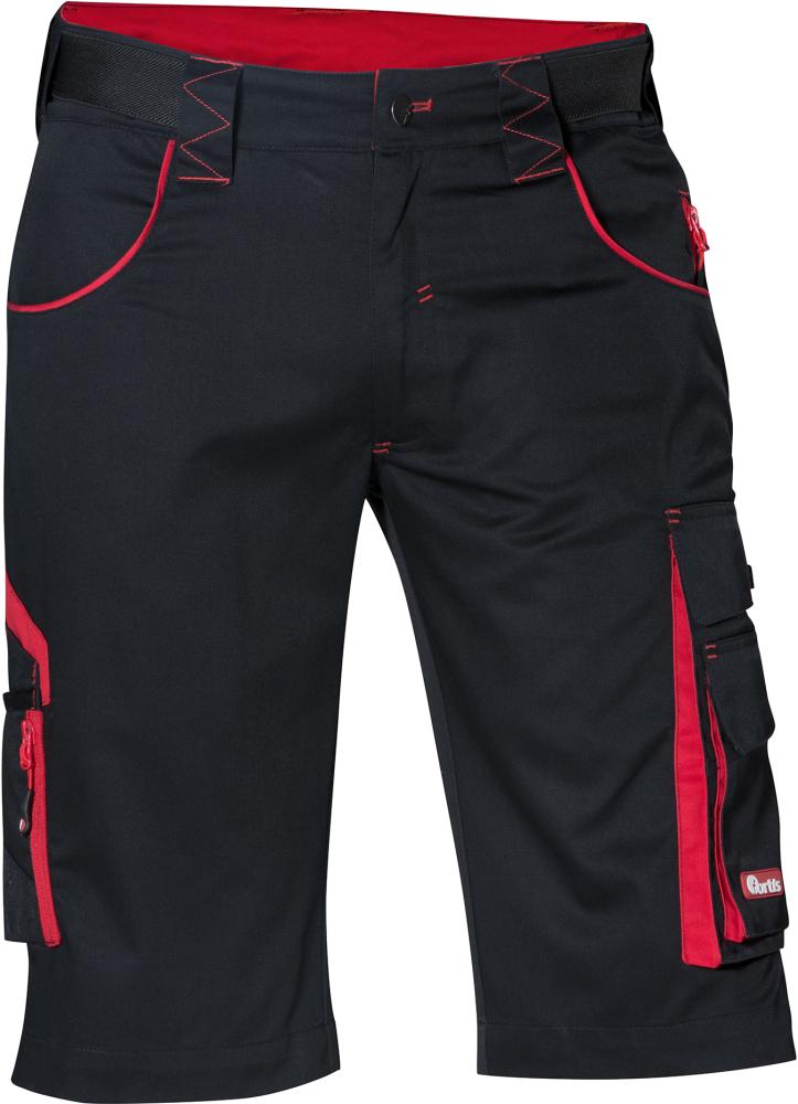 Produktbild Fortis Herren Bermuda Performance 24 schwarz rot Gr.62 bild 1