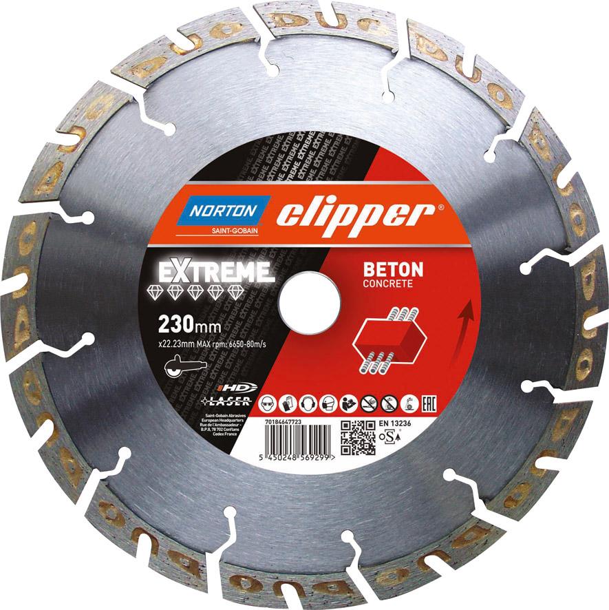 Produktbild Norton Clipper Diamant Trennscheibe Extreme Beton 350 x 25,4 mm