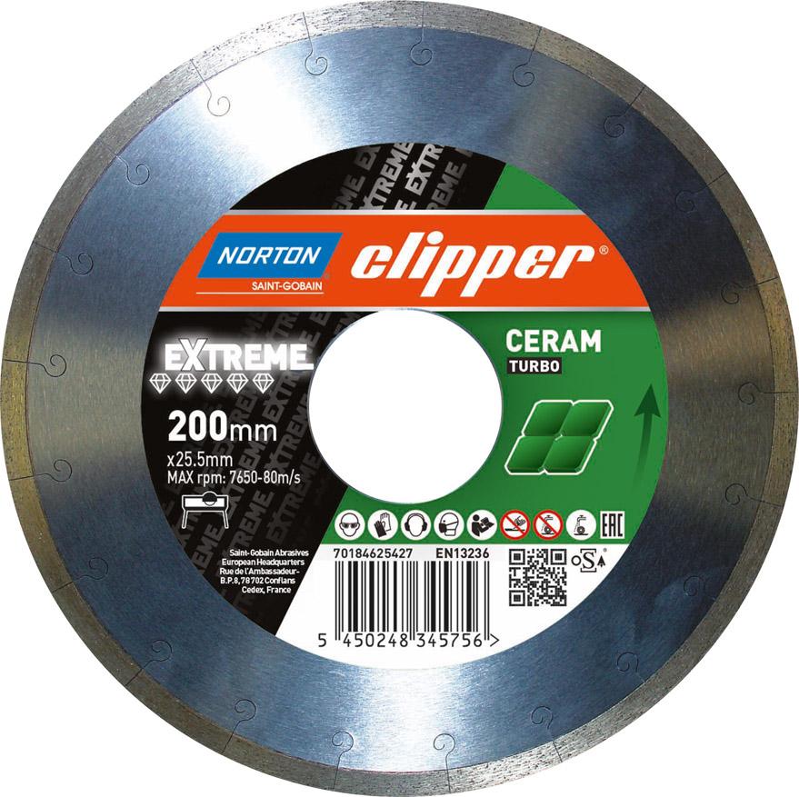 Produktbild Norton Clipper Diamant Trennscheibe Ceram XJ 350 x 25,4 mm