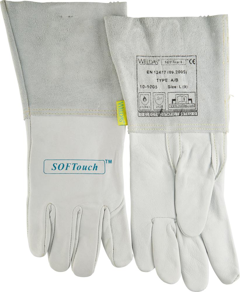 Produktbild WELDAS WIG-Hands. Kalbsleder Gr. L 1Paar