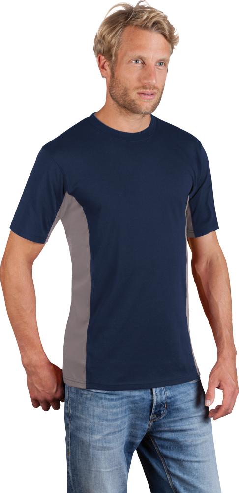 Produktbild Promodoro Funktions Polo Shirt navy grau Größe L