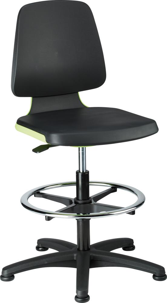 Produktbild Bimos Stuhl Labsit 3 grün Integrierter Schaum mit Fußring