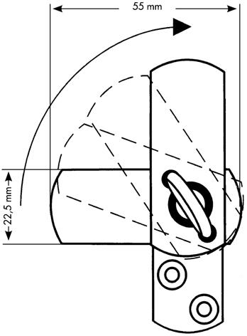 Produktbild Bever Fenstersicherung 1-flügelig weiß bild 2