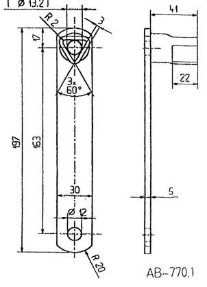 Produktbild Bever Dreikantschlüssel 17mm