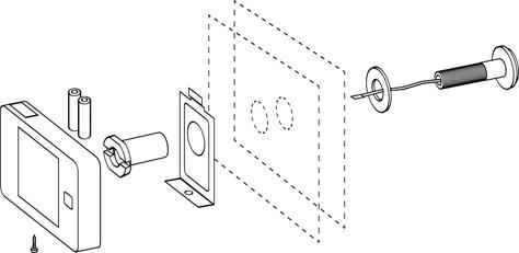 Produktbild Burgwächter Door eGuard 8100 Elektronischer Türspion bild 2