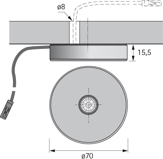 Produktbild Magic LED PowerLite, rd, EDS Opt.ww, 12VDC, 3.5W, 3.0m bild 3