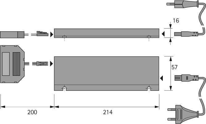 Produktbild Magic LED EVG WR 12VDC 0-30W 100-240V,50/60Hz,1.8m EFS bild 2