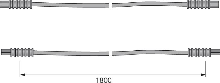 Produktbild Magic LED Verlängerung MP2 24V max. 8A, Leitung 1.8m, sw bild 2