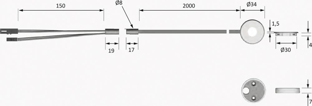 Produktbild Magic LED Touch Sensordimmer/ schalter, max 12V,max.36W bild 2