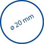 Produktbild Wenko Teleskop-Duschstange 70-115cm, weiß, ausziehb. bild 2