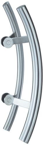 Produktbild FSB Haustür-Türgriff,gebogen, 0 66 6675,F69 matt