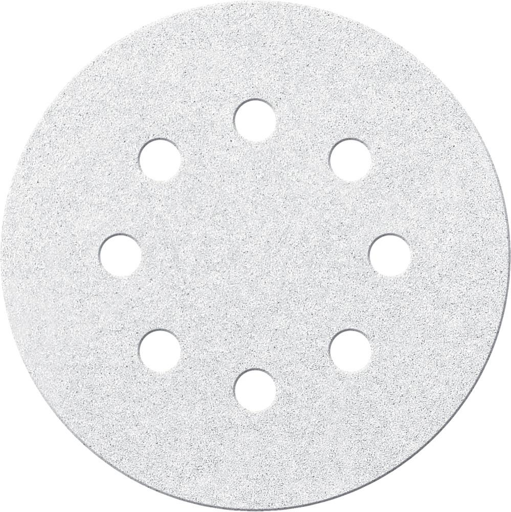 Produktbild Fortis Klettschleifscheibe weiss125 mm K120,8 Loch