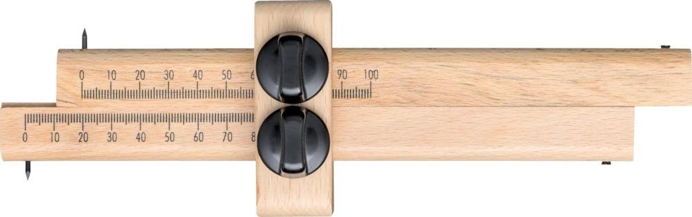 Produktbild Fortis Streichmaß m. zwei Schrauben 170mm