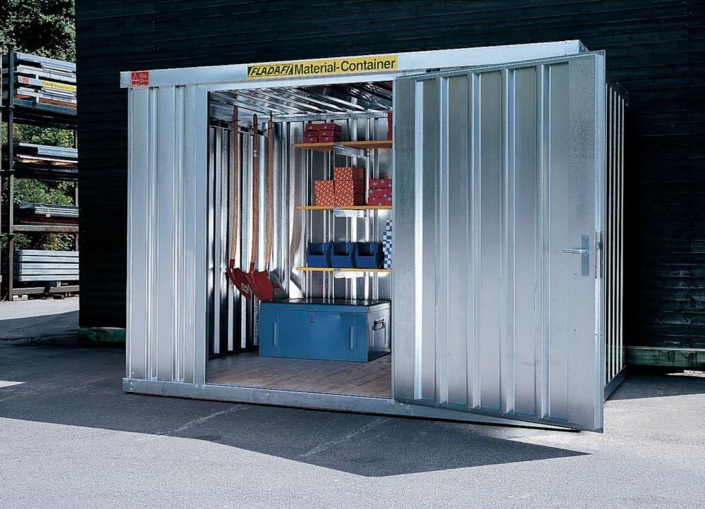 Produktbild Säbu Materialcontainer MC 1400 verzinkt zerlegt 4,00 m