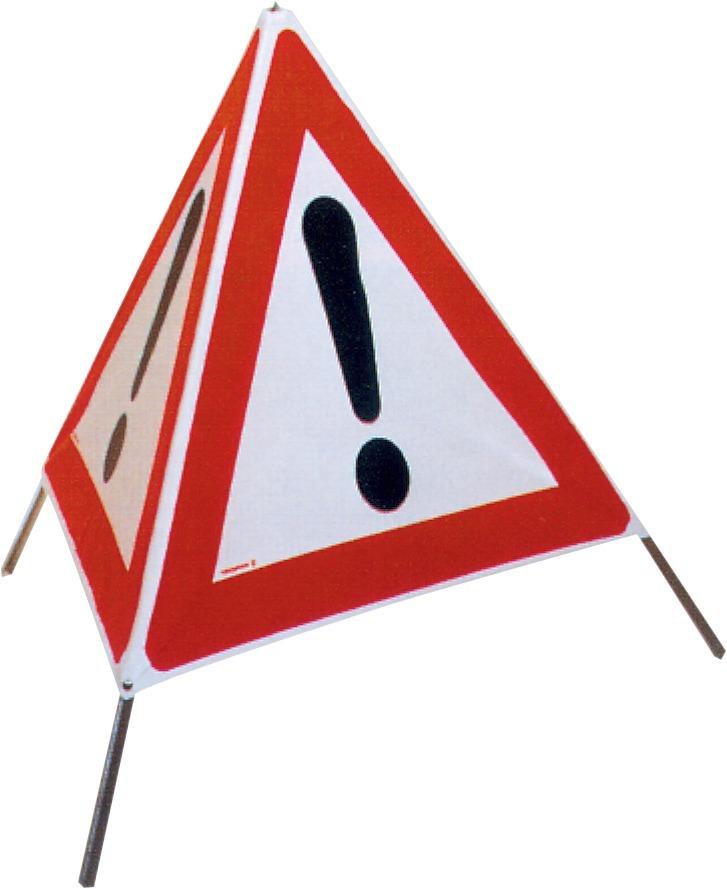 Produktbild Faltsignal Typ 70N 700mm VKZ 101 Gefahrenstelle