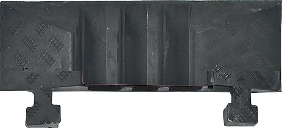 Produktbild Moravia Kabelbrücke groß Abschlußelement Zapfen