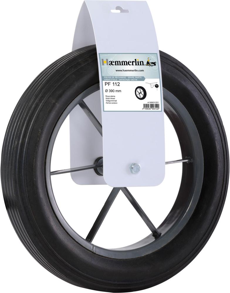 Produktbild Haemmerlin Vollgummirad zu CLIPSO Schiebekarre