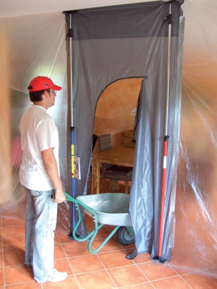 Produktbild Glück Staubschutztür oder Wand 310 x 130 cm Klettverschluß