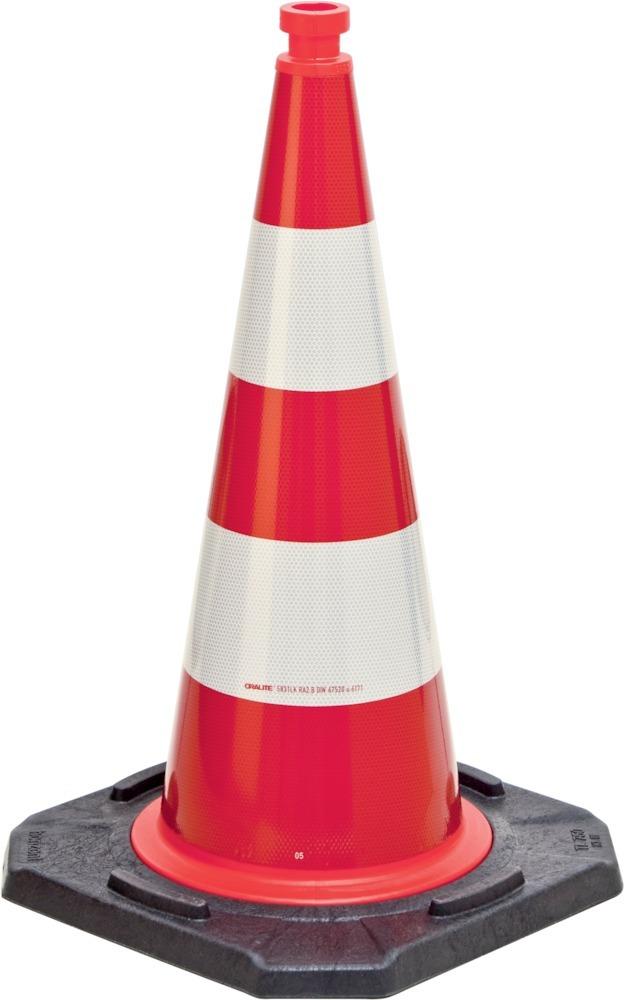Produktbild Moravia Reflexkegel MORION EU 500 Typ A rot weiss reflektierend