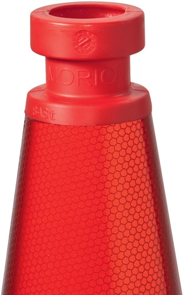 Produktbild Moravia Reflexkegel MORION EU 500 Typ A rot weiss reflektierend bild 2