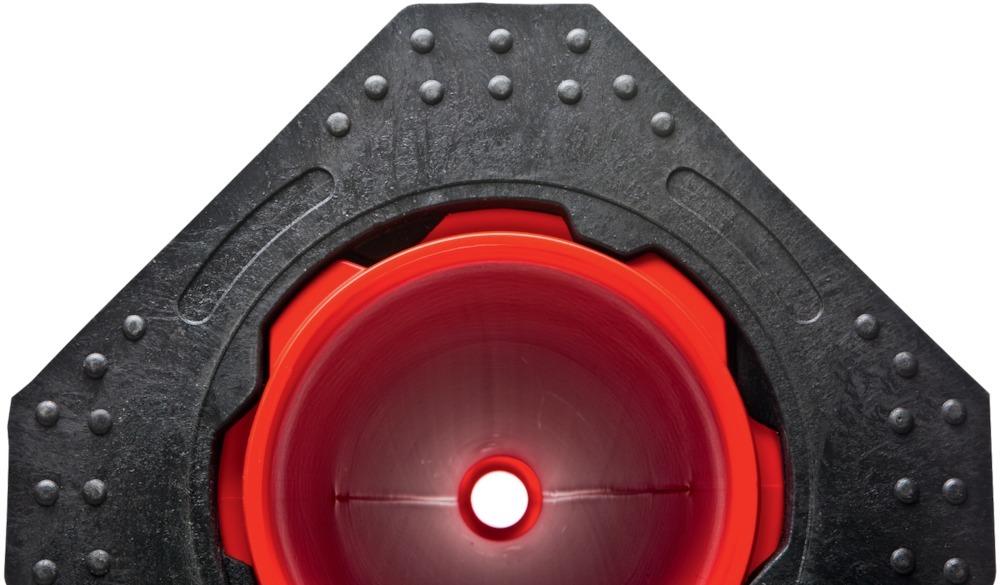 Produktbild Moravia Reflexkegel MORION EU 500 Typ A rot weiss reflektierend bild 3