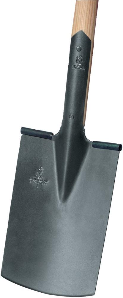 Produktbild Idealspaten Bauspaten mit Tritt Gr. 2 Eschen T-Stiel