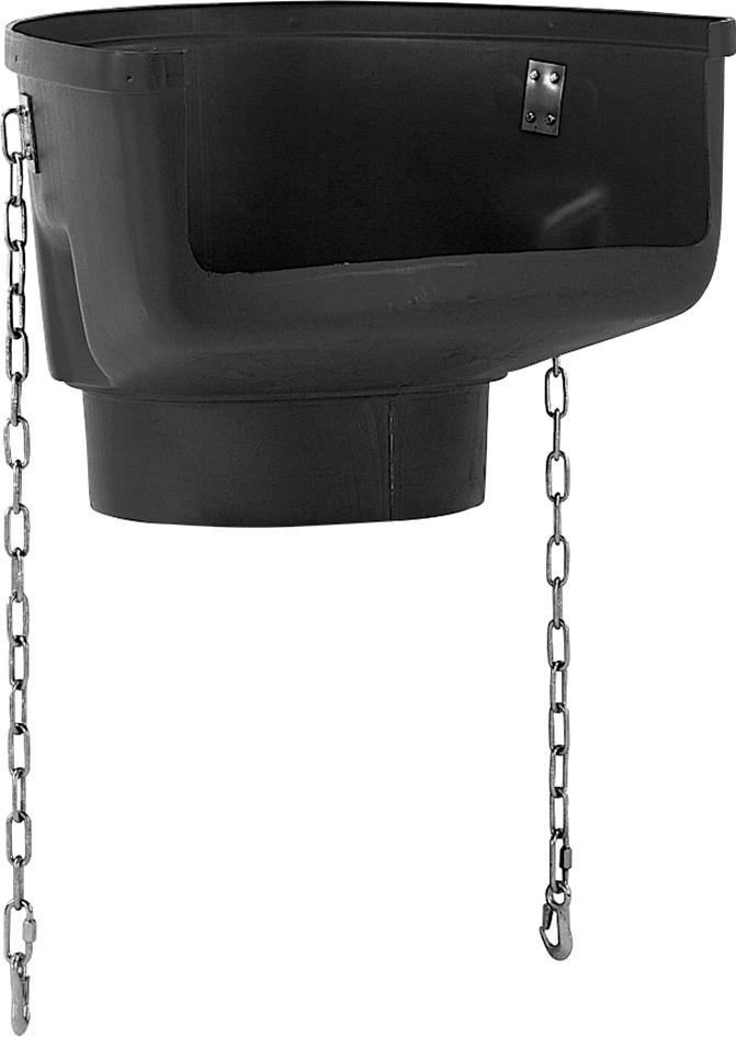 Produktbild Müba Kunststoff Trichter schwarz mit 2 Ketten