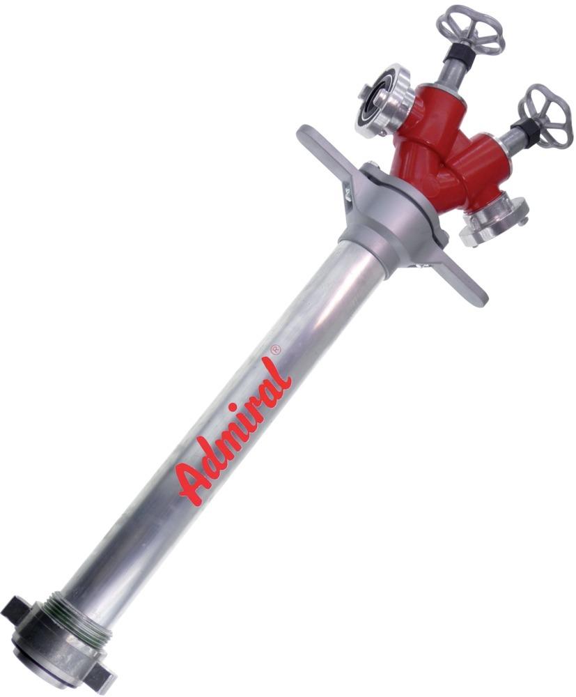 Produktbild Klotz Standrohr DN80C 2 Abgänge CC mit Ventilen 110 cm