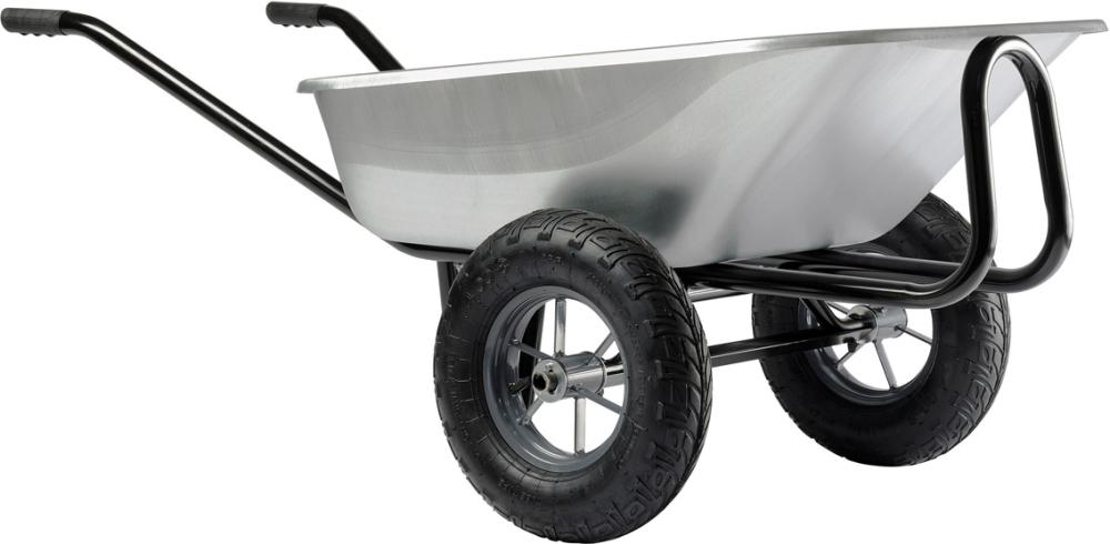 Produktbild Haemmerlin Schubkarre Expert Twin verzinkt 150 Liter Luftrad