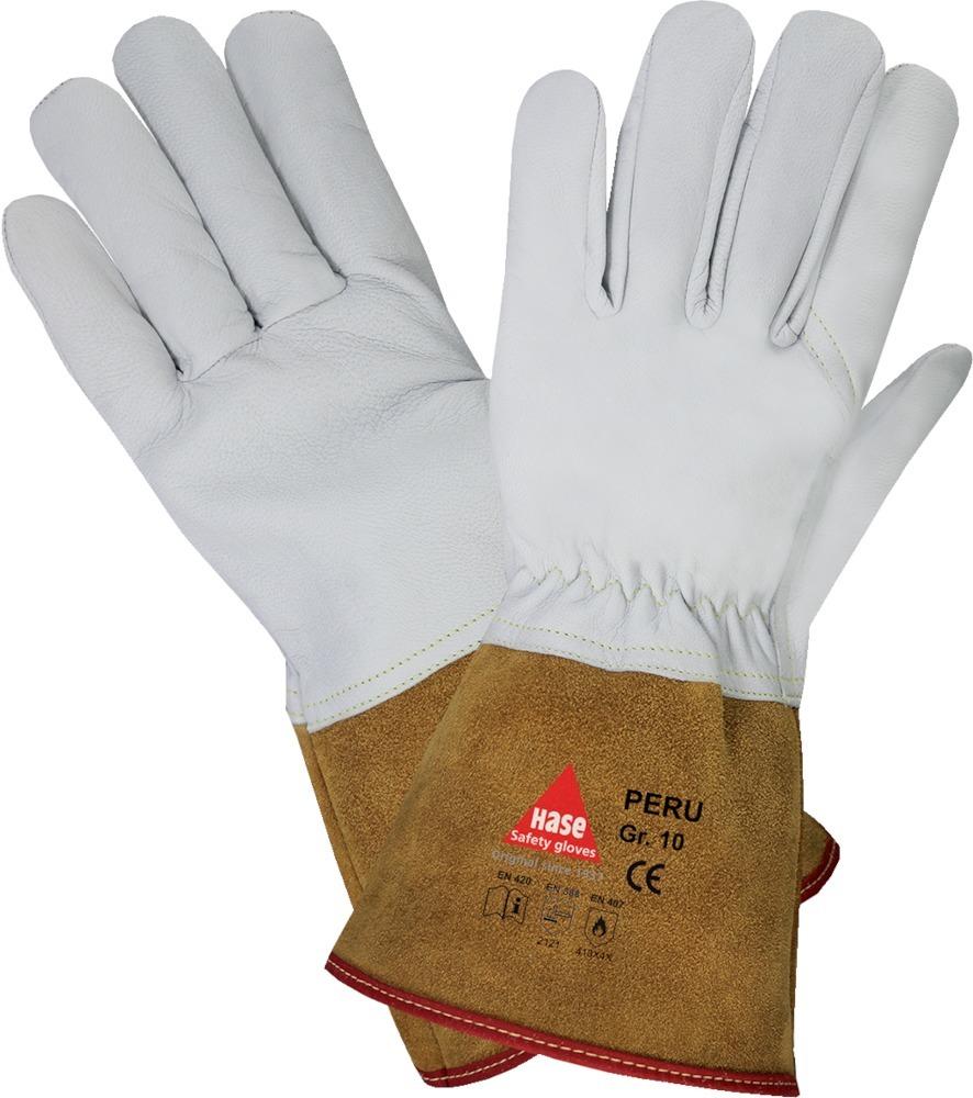Produktbild Hase Safety Gloves Schweißerhandschuh PERU Nappaleder Gr.10