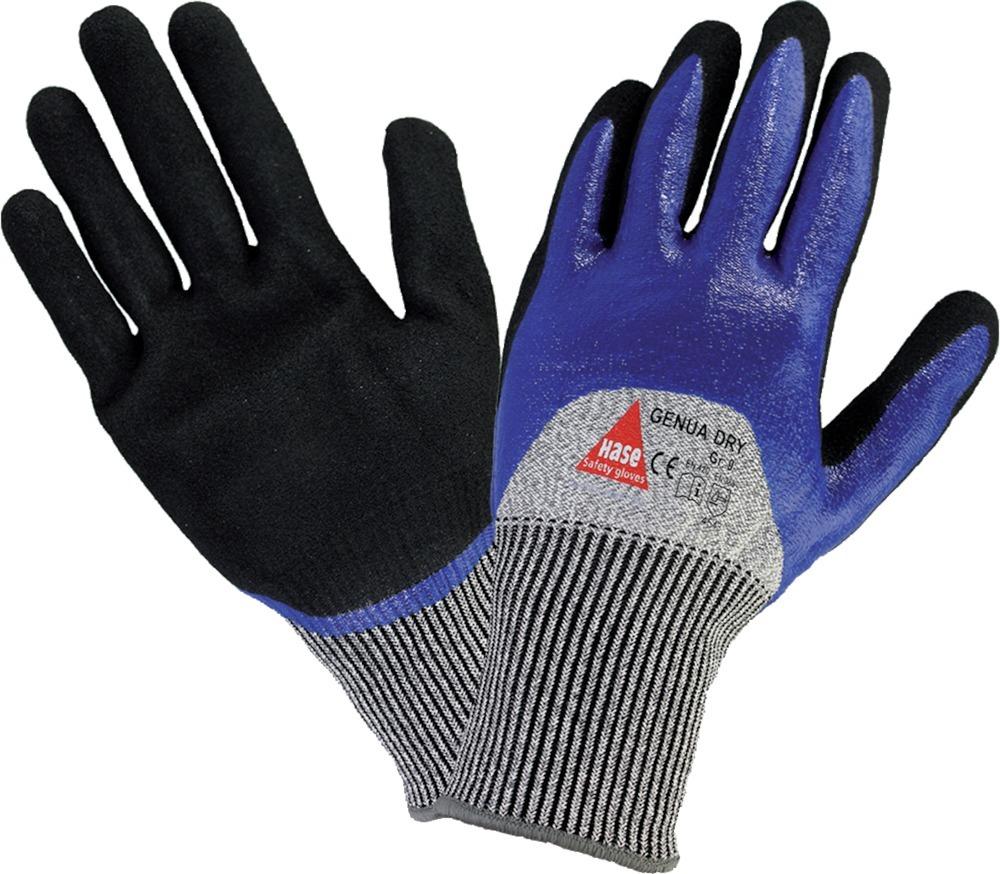 Produktbild Hase Safety Gloves Schnittschutzhandschuh Genua Dry Nitril Gr.10 bild 1