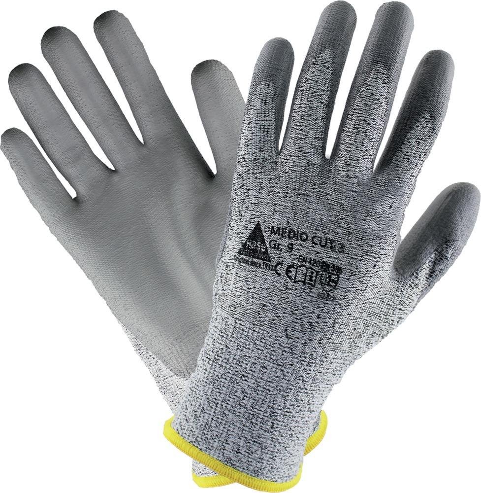 Produktbild Hase Safety Gloves Schnittschutzhandschuh Medio Cut3 PU beschichtet Gr.10